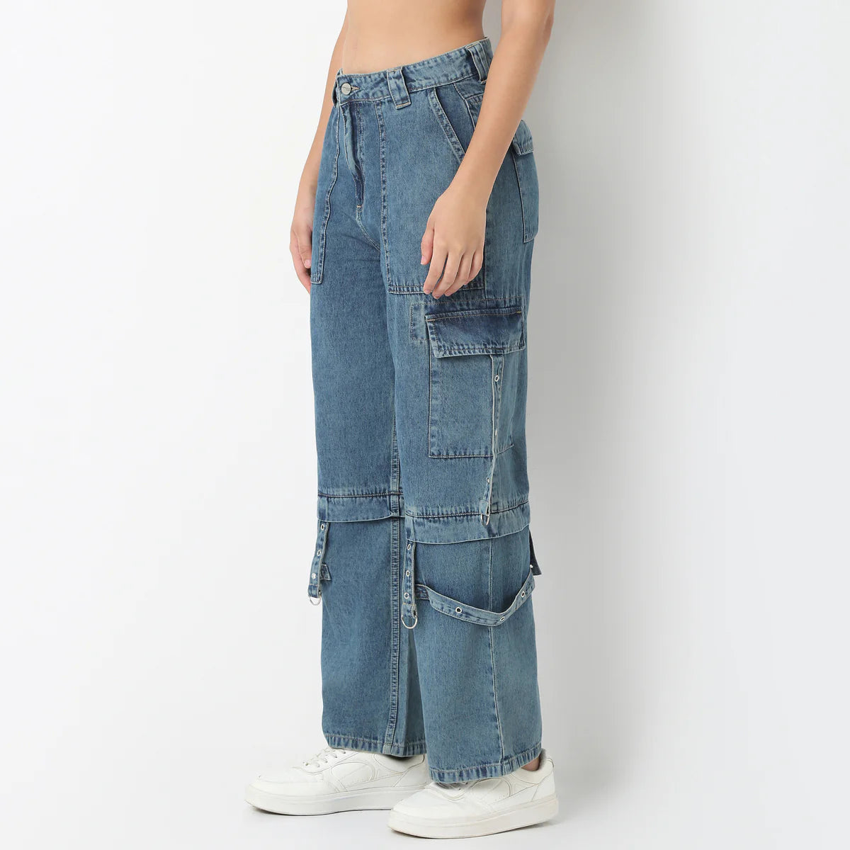 Multi Pocket Tinted Street Cargo Pants for Women Perfect for Casual Everyday Fashion Looks