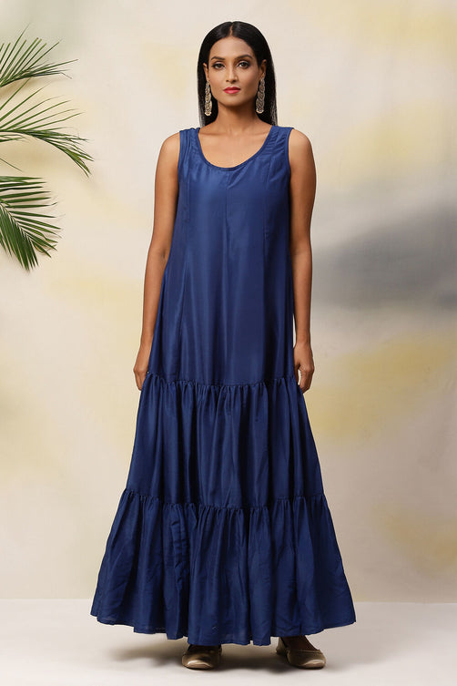 Blue Modal Straight Printed Kurta Stylish Lightweight and Perfect for Holiday, Festive, and Daily Wear