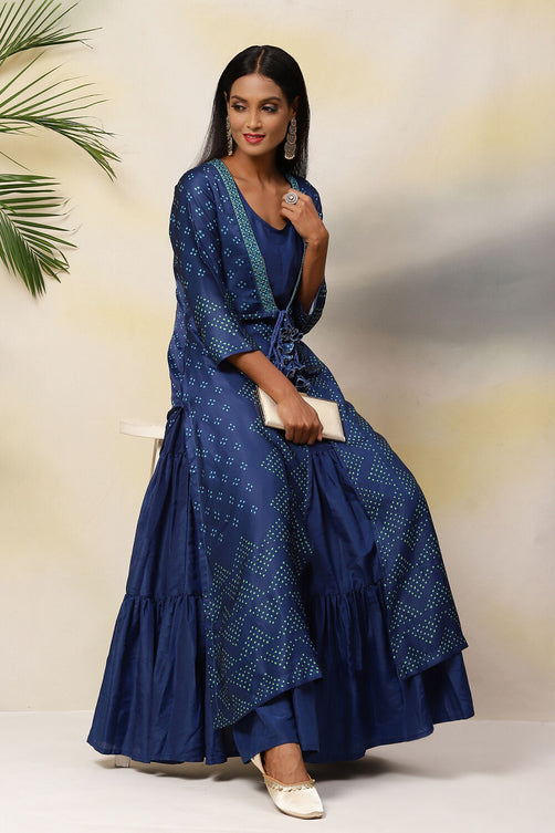 Blue Modal Straight Printed Kurta Stylish Lightweight and Perfect for Holiday, Festive, and Daily Wear