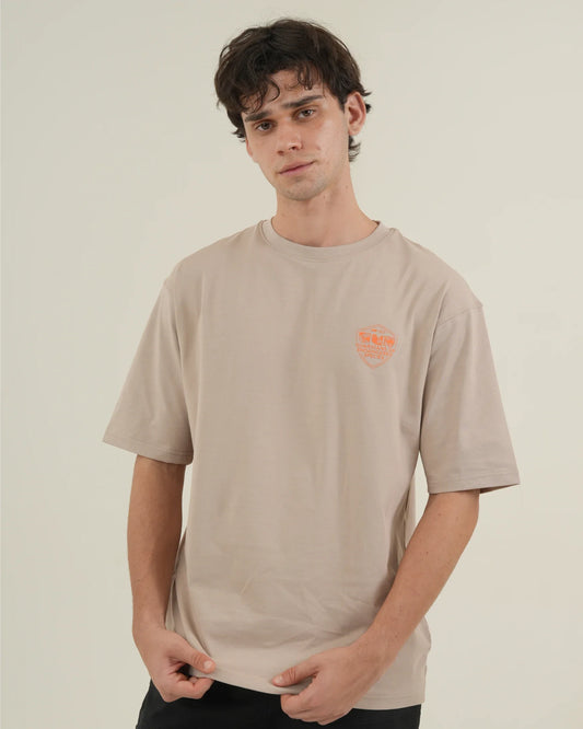 Casual Oversized T-Shirt for Men Rhino Graphic Everyday Wear