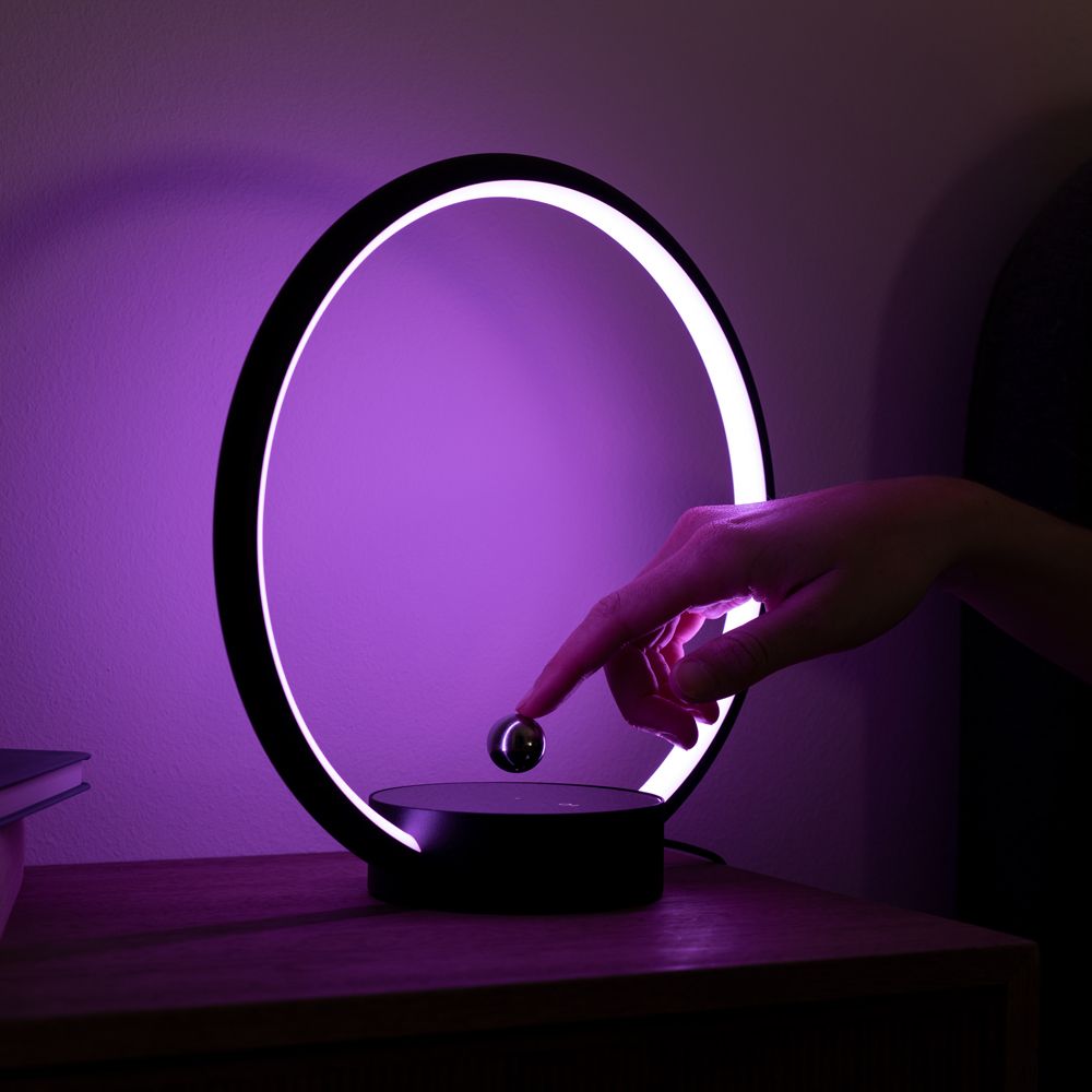 Ethereal Ring Lamp The Perfect Blend of Minimalism Innovation and Gravity Defiance