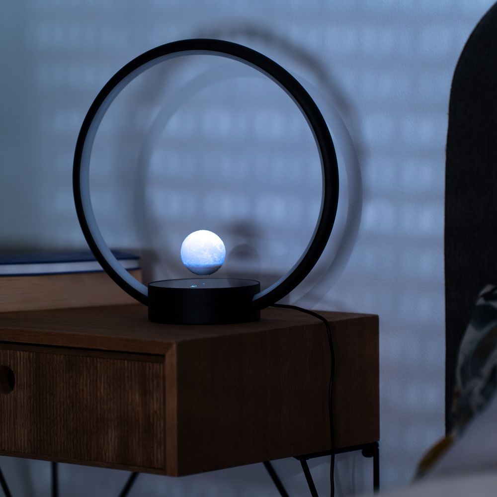 Ethereal Ring Lamp The Perfect Blend of Minimalism Innovation and Gravity Defiance
