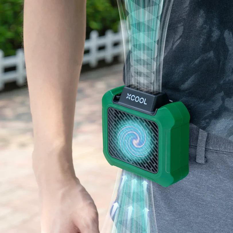 Multifunction Rechargeable Hands-Free Waist and Neck Fan Portable and Adjustable for Daily Use